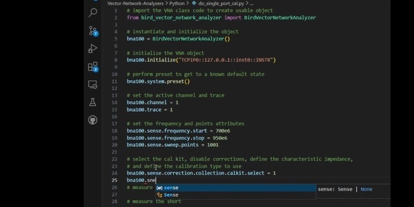 Automate 1-Port Calibration with Python and Bird’s VNA